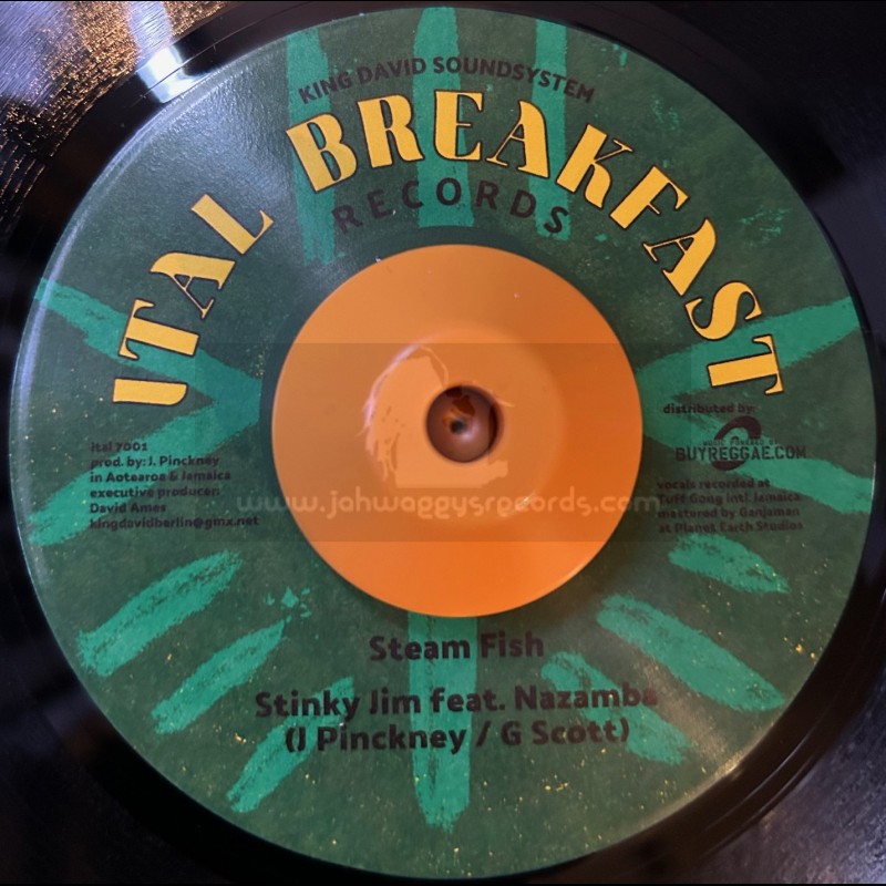Ital Breakfast Records-7"-Steam Fish / Stinky Jim Feat. Nazamba