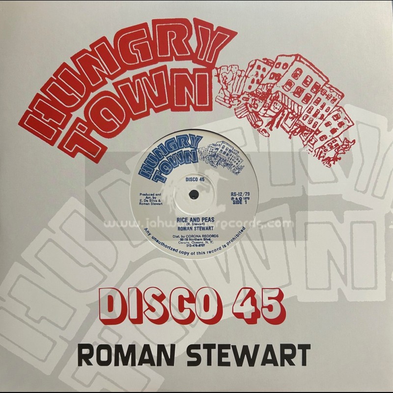 Hungry Town-12"-Rice And Peas / Roman Stewart