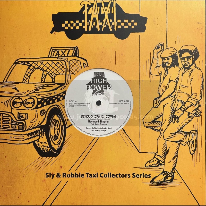 High Power Music-12"-Behold Jah Is Coming / Raymond Simpson & Junior Brammer (Trinity)