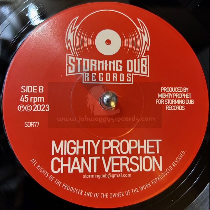 Storming Dub-7"-Chant For Justice /Digistep Meets Mighty Prophet