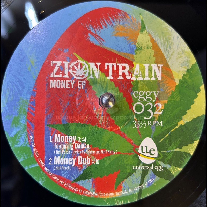 Zion Train-10"-Money EP-Feat. Fitta Warri ~ Dub Dadda & Daman
