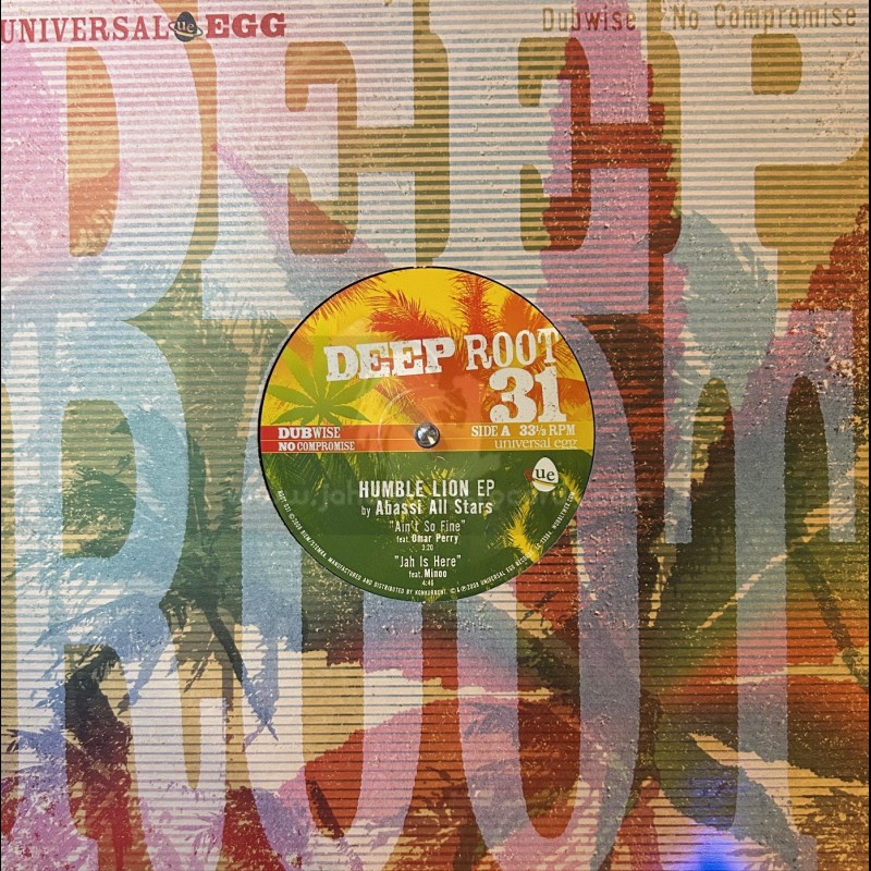 Deep Root-10"-Humble Lion EP,Feat Omar Perry,Minoo + Prince David-Abassi All Stars.