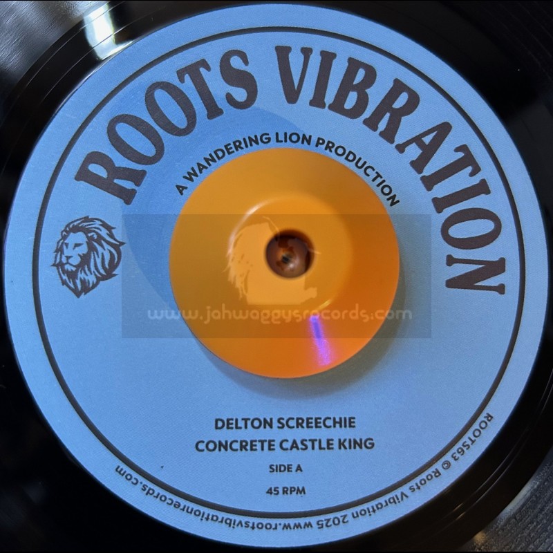 Roots Vibration Records-7"-Concrete Castle King / Delton Screechie
