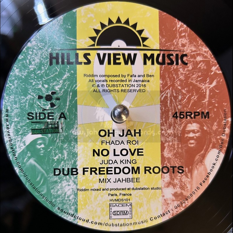 Hills View Music-10"-Freedom Roots Riddim Feat. Fhada Roi, Juda King, Veta And Dubs
