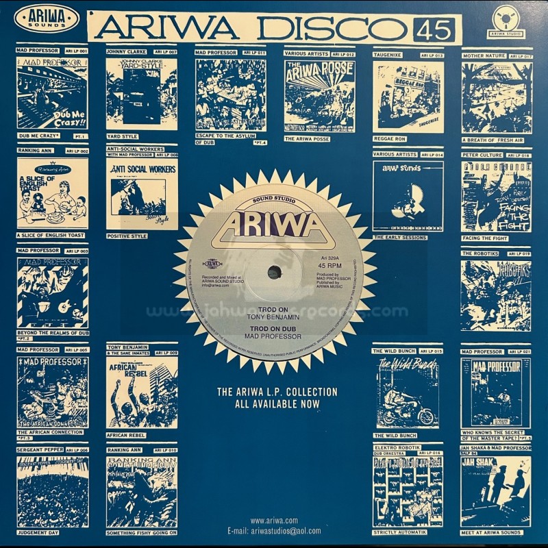 Ariwa-12"-Trod On / Tony Benjammin And Mad Professor
