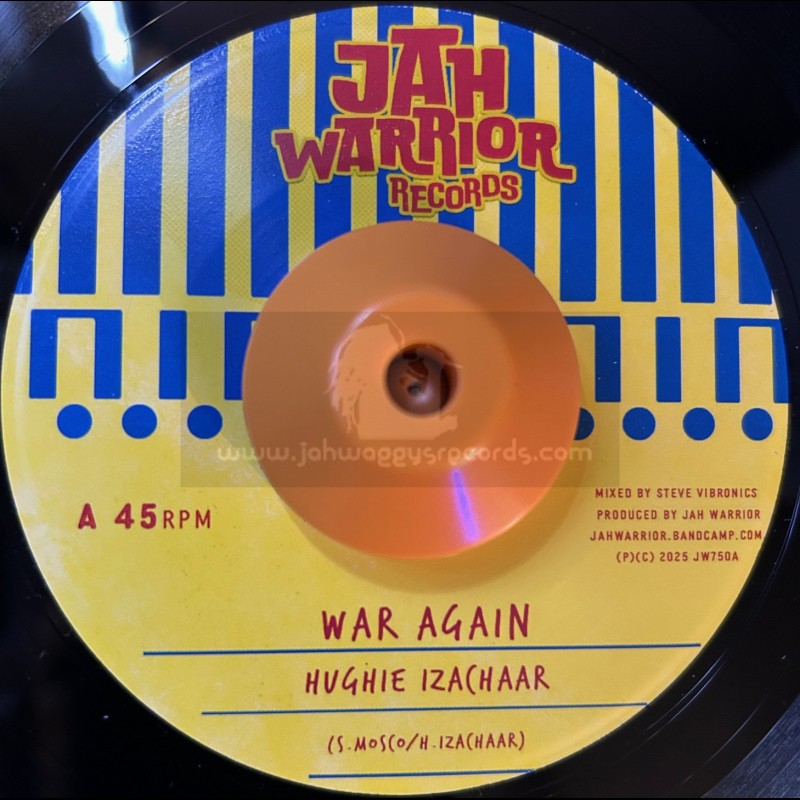 Jah Warrior-7"-War Again / Hughie Izachaar