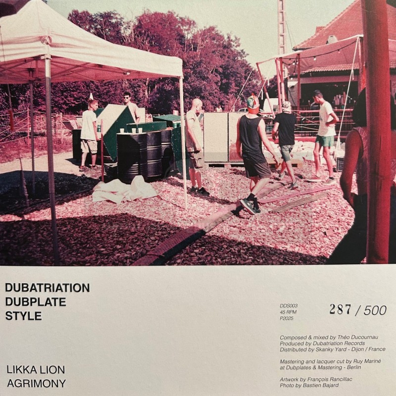 Dubatriation Dubplate Style-7"-Agrimony / Likka Lion