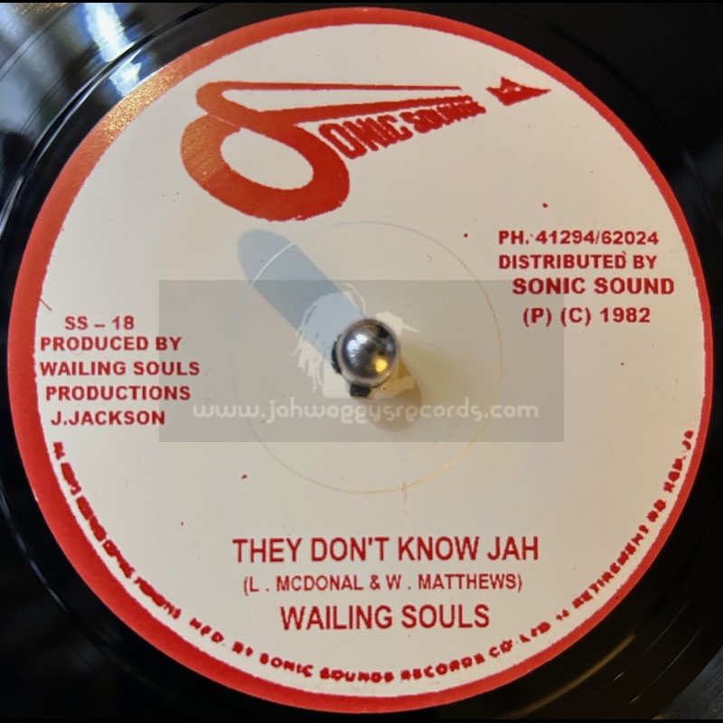 Sonic Sounds-7"-They Don't Know Jah / Wailing Souls