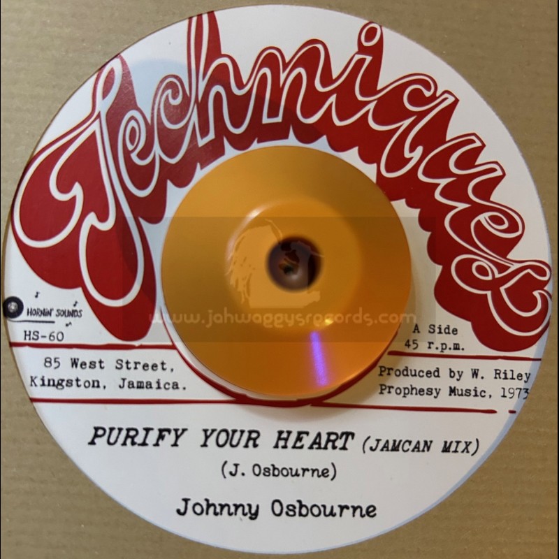 Techniques-7"-Purify Your Heart / Johnny Osbourne