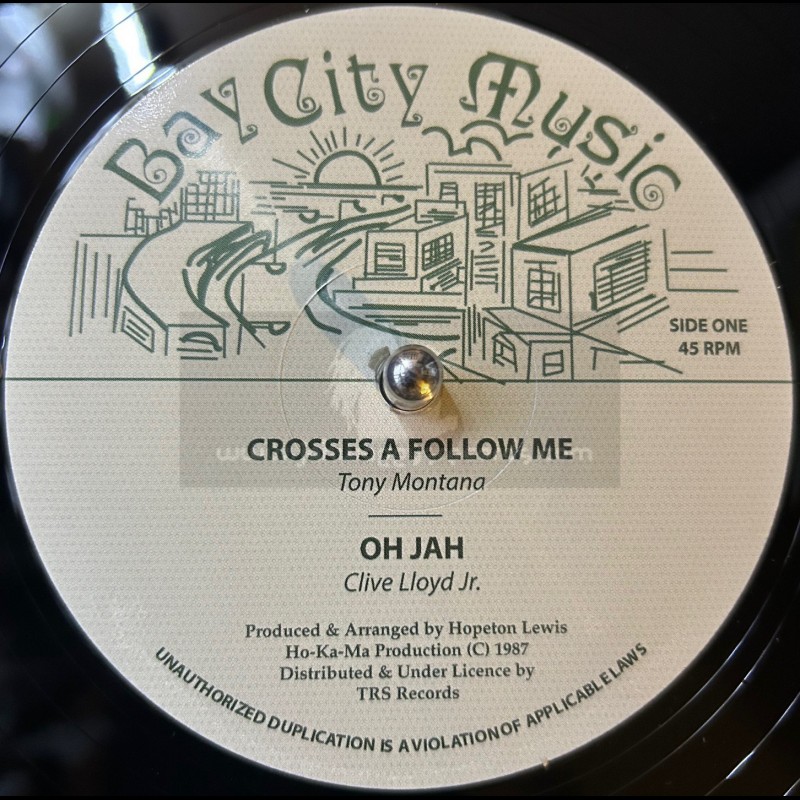 Bay City Music-12"-Crosses A Follow Me / Tony Montana + Jamaica Nice / George Henry