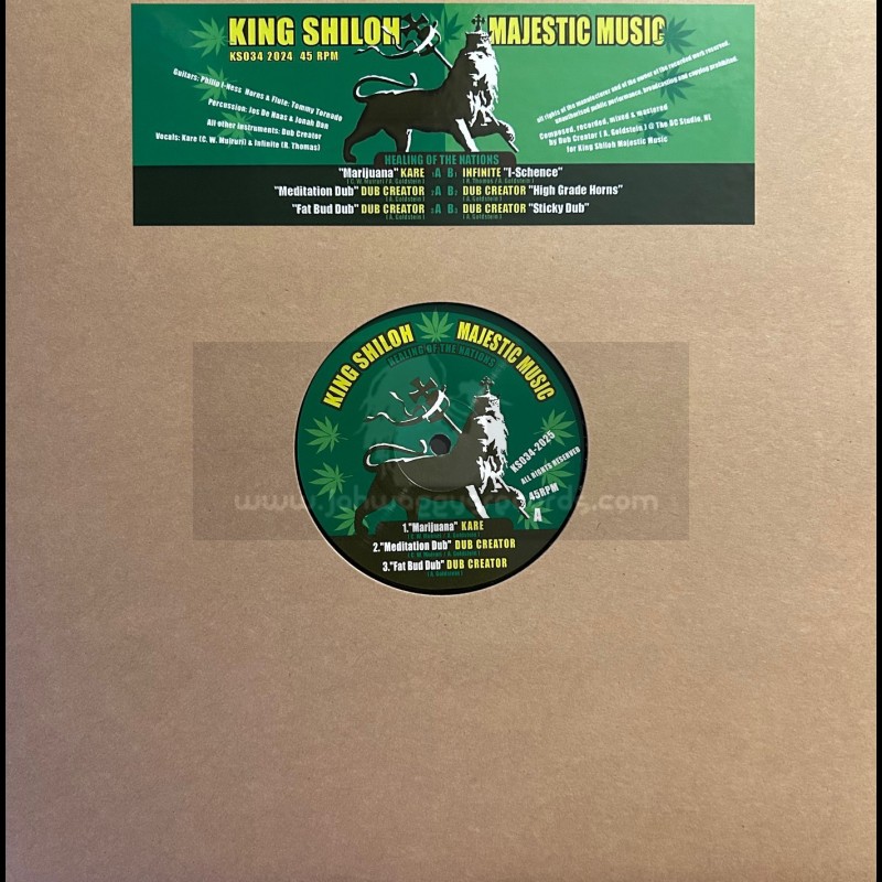 King Shiloh-12"-Marijuana / Kare + I-Schence / Infinate - Dubcreator
