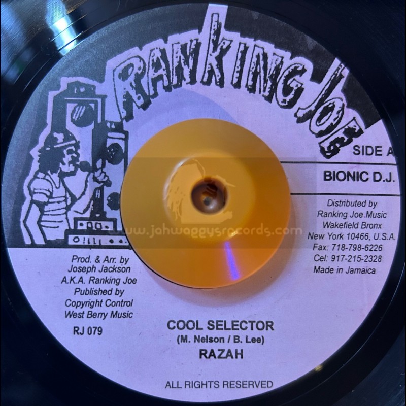 Ranking Joe Records-7"-Cool Selector / Razah