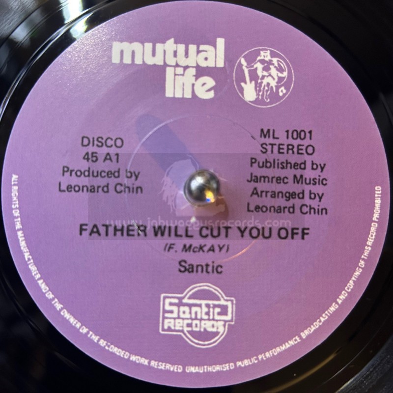 Mutual Life-7"-Father Will Cut You Off / Freddie McKay