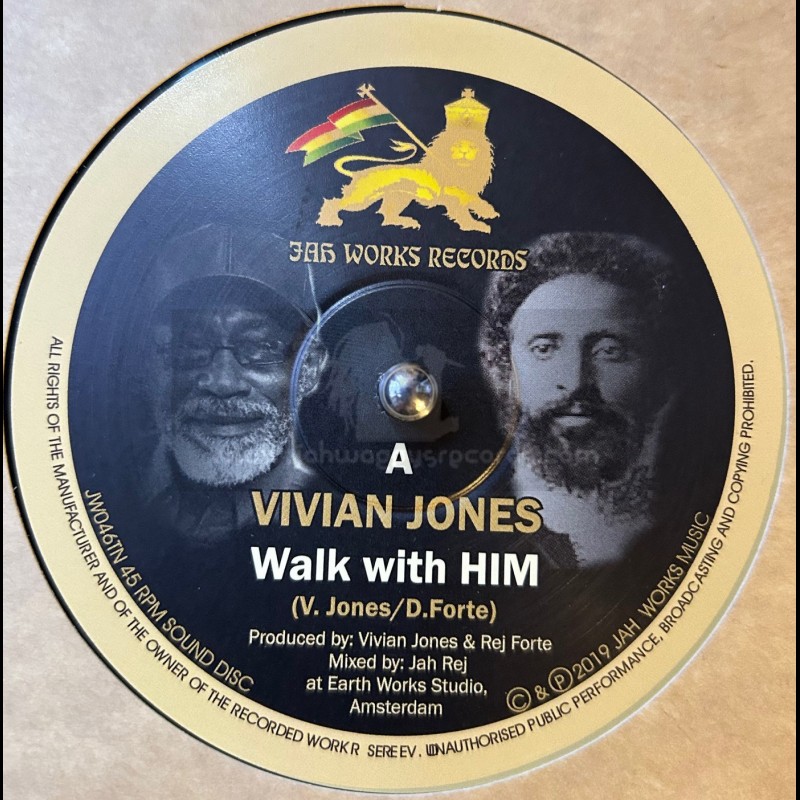 Jah Works Records-10"-Walk With HIM / Vivian Jones + Dub Walk / Jah Rej