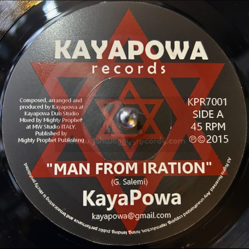 Kayapower Records-7"-Man From Iration / Mighty Prophet