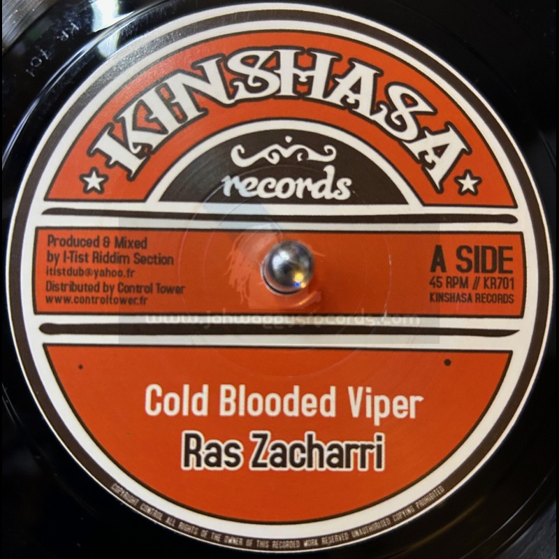 Kinshasa Records-7"-Cold Blood Viper / Ras Zacharri