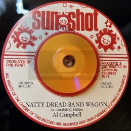 Sunshot-7"-Natty Dread Band Wagon / Al Campbell