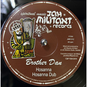 Jah Militant Records-12"-Hosanna / Brother Dan + Battlefield Dub / Jah Massive All Stars