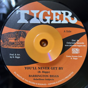 Tiger-7"-You'll Never Get By / Barrington Biggs