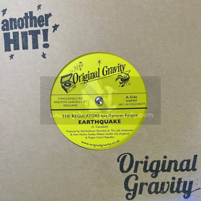 Original Gravity-7"-Earthquake / The Regulators feat. Donovan Kingjay