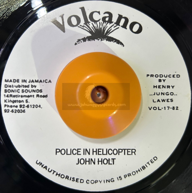Volcano-7"-Police In Helicopter / John Holt