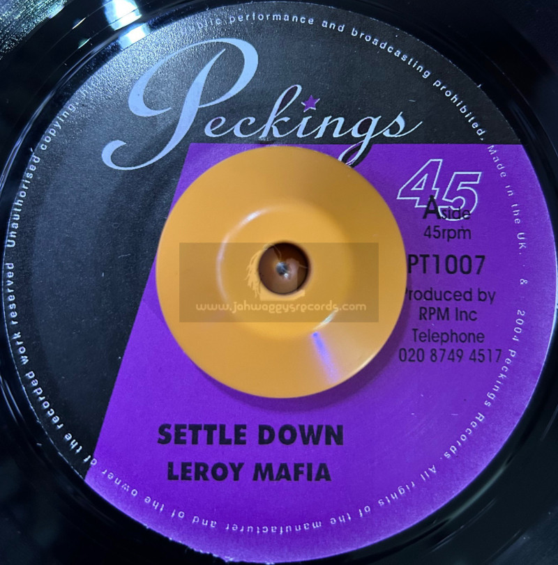 Peckings-7"-Settle Down / Leroy Mafia + War / Tippa Irie