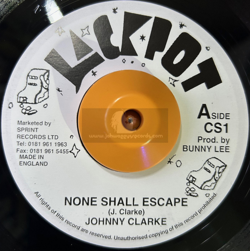 Jackpot-7"-None Shall Escape / Johnny Clarke