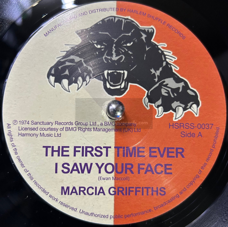 Halem Shuffle-7"-The First Time I Ever Saw Your Face / Marcia Griffiths + Gypsy Man / Marcia Griffiths
