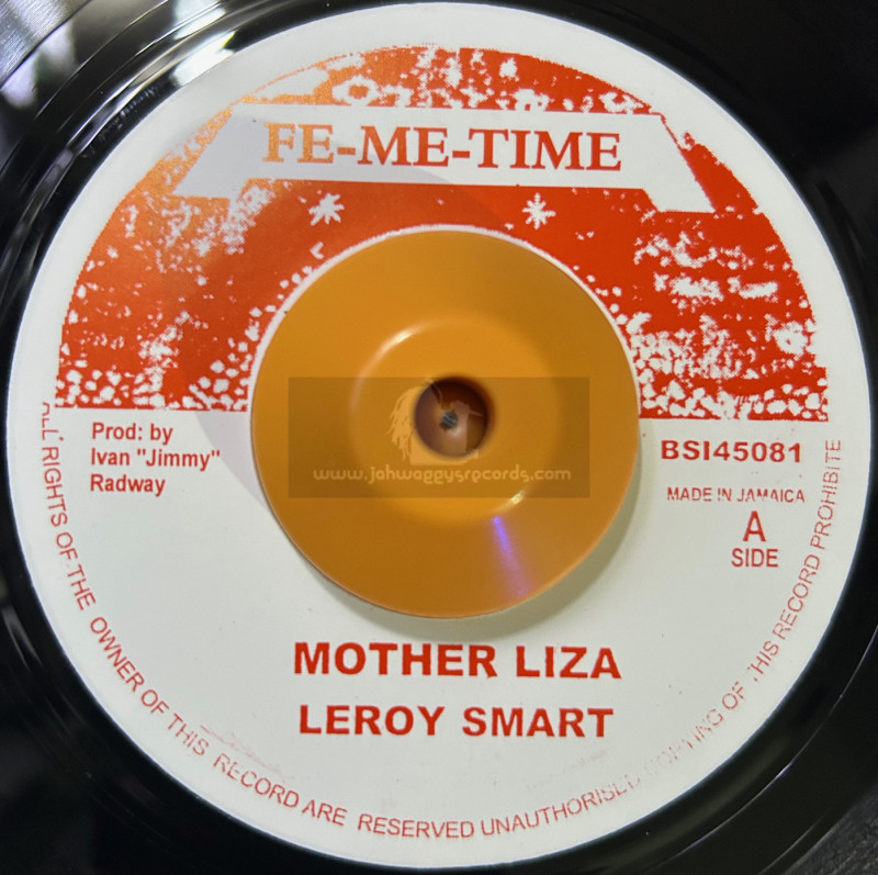 Fe M Time-7"-Mother Liza / Leroy Smart