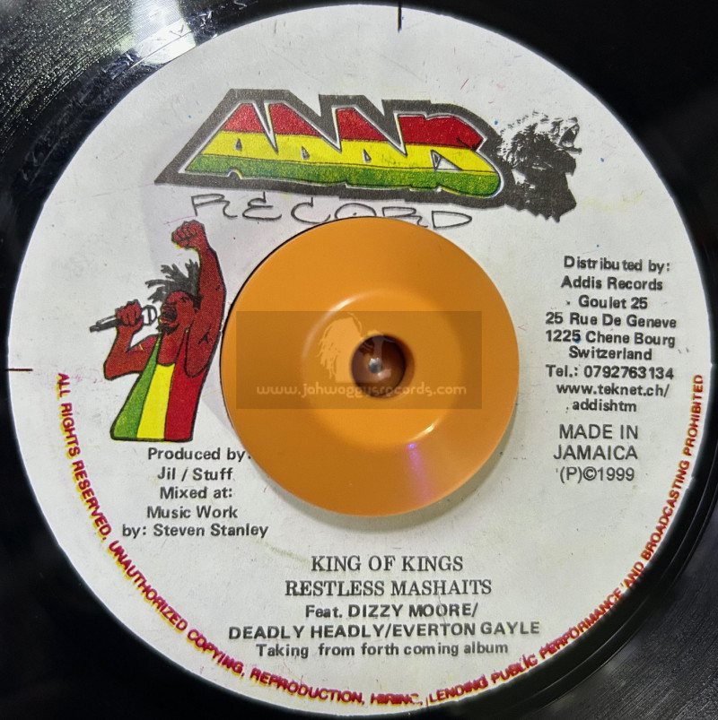 Addis Records-7"-King Of Kings / Restless Mashaits