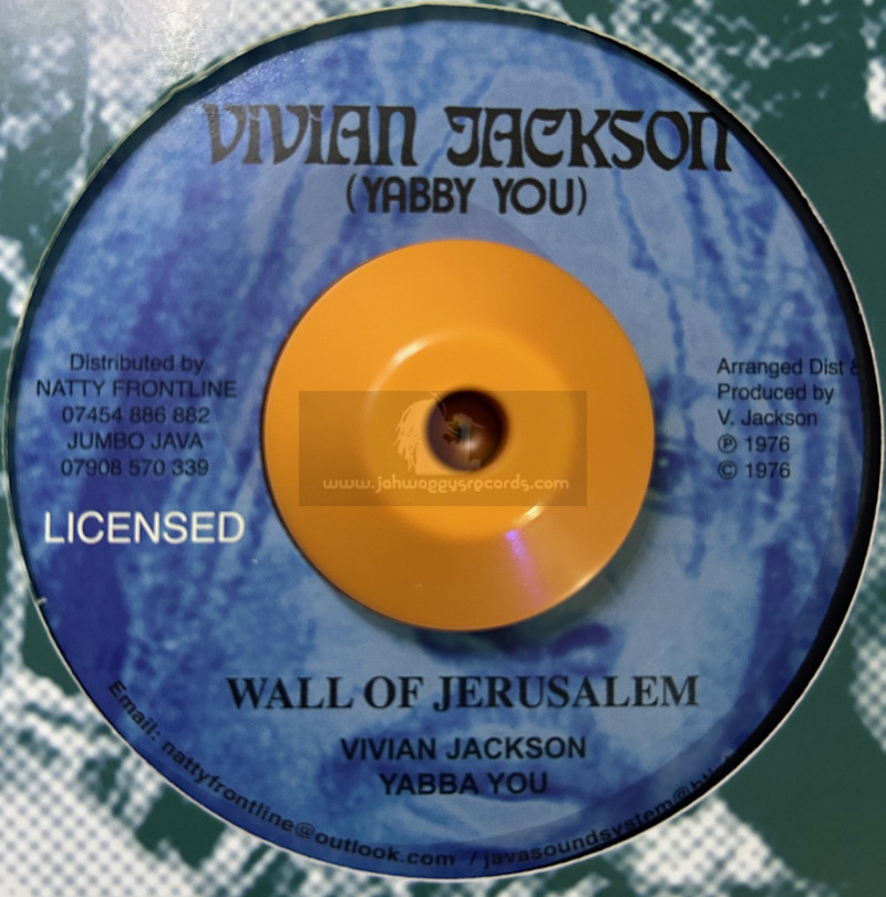 Vivian Jackson-Yabby You-7"-Walls Of Jerusalem / Yabby You