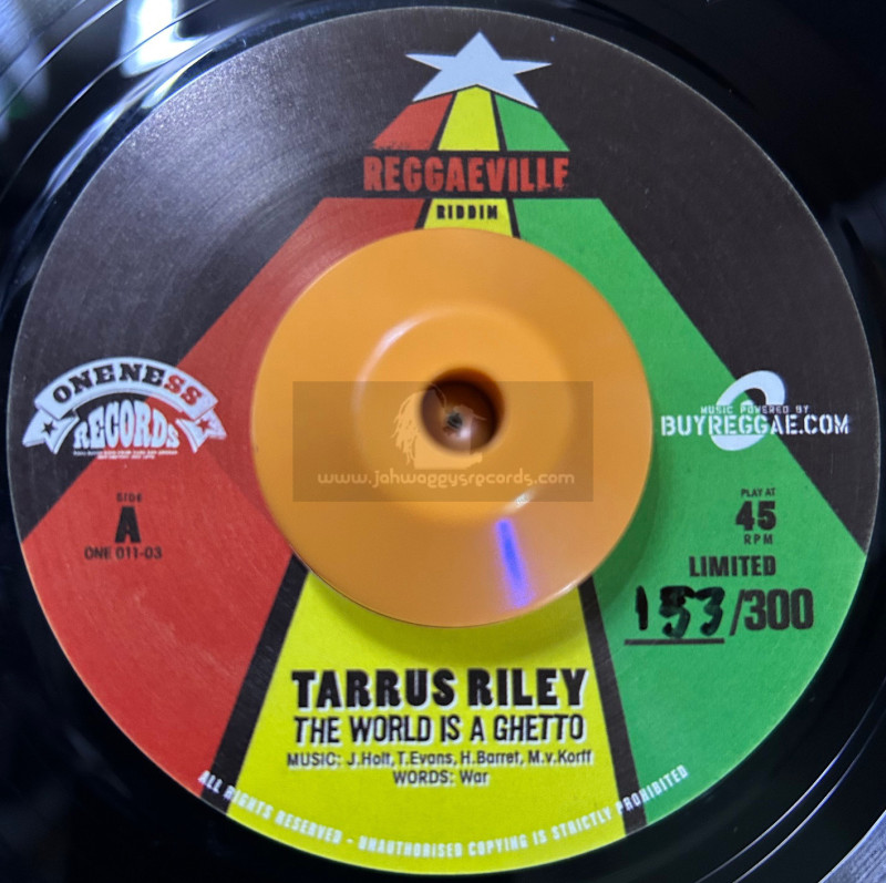 Oneness Records-7"-The World Is A Ghetto / Tarrus Riley + One Fist / Etana