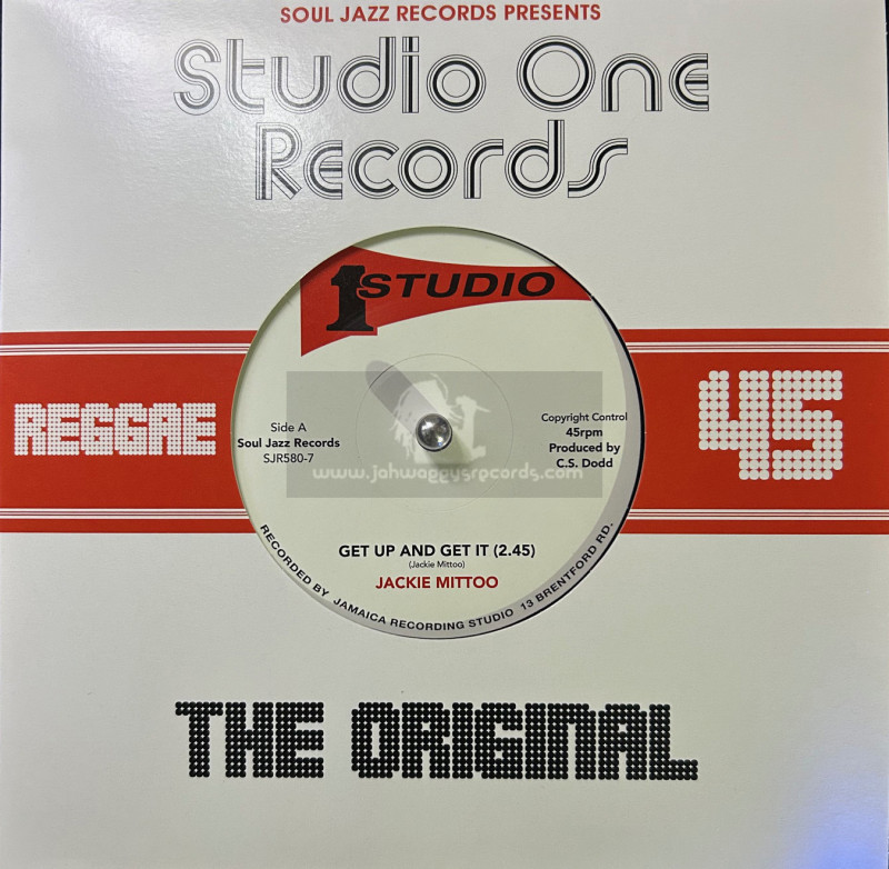 Studio 1-7"-Get Up And Get It / Jackie Mittoo + Keep On Dancing / Jackie Mittoo