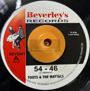 Beverleys Records-7"-54 - 46 + Pressure Drop / Toots & The Maytals