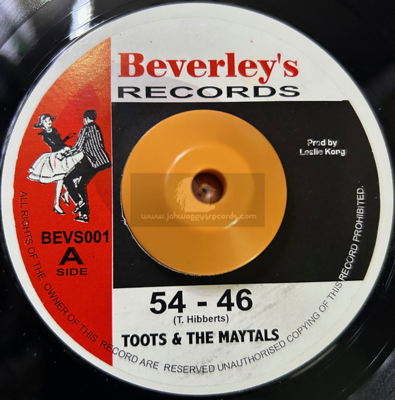 Beverleys Records-7"-54 - 46 + Pressure Drop / Toots & The Maytals