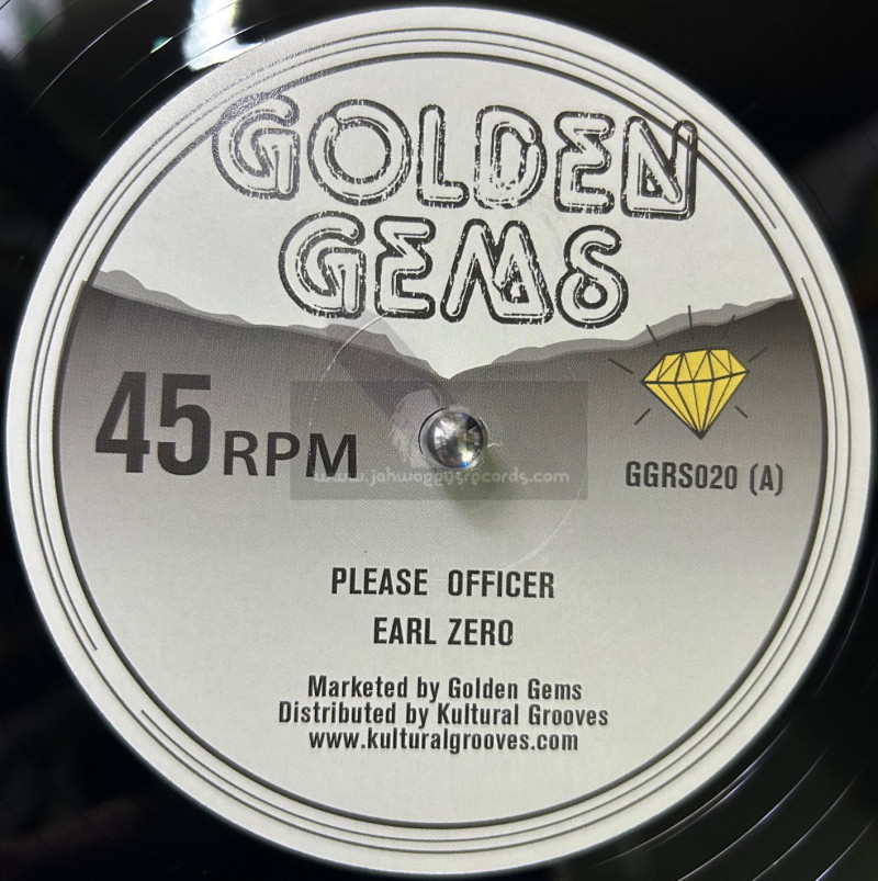 Golden Gems-12"-Please Officer / Earl Zero + Pablo In Moonlight City / Augustus Pablo