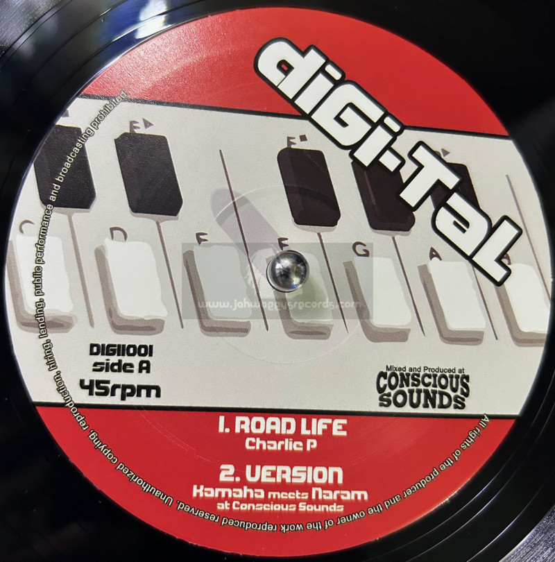 Digi-Tal-10"-Road Life / Charlie P + Crazy Baldhead / Donovan Kingjay