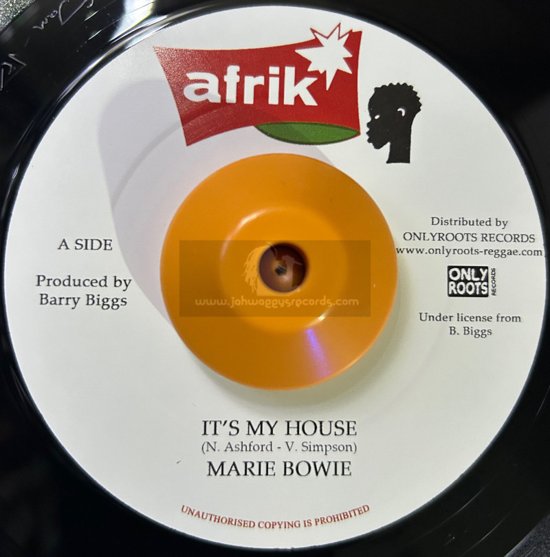 Afrik-7"-Its My House / Marie Bowie