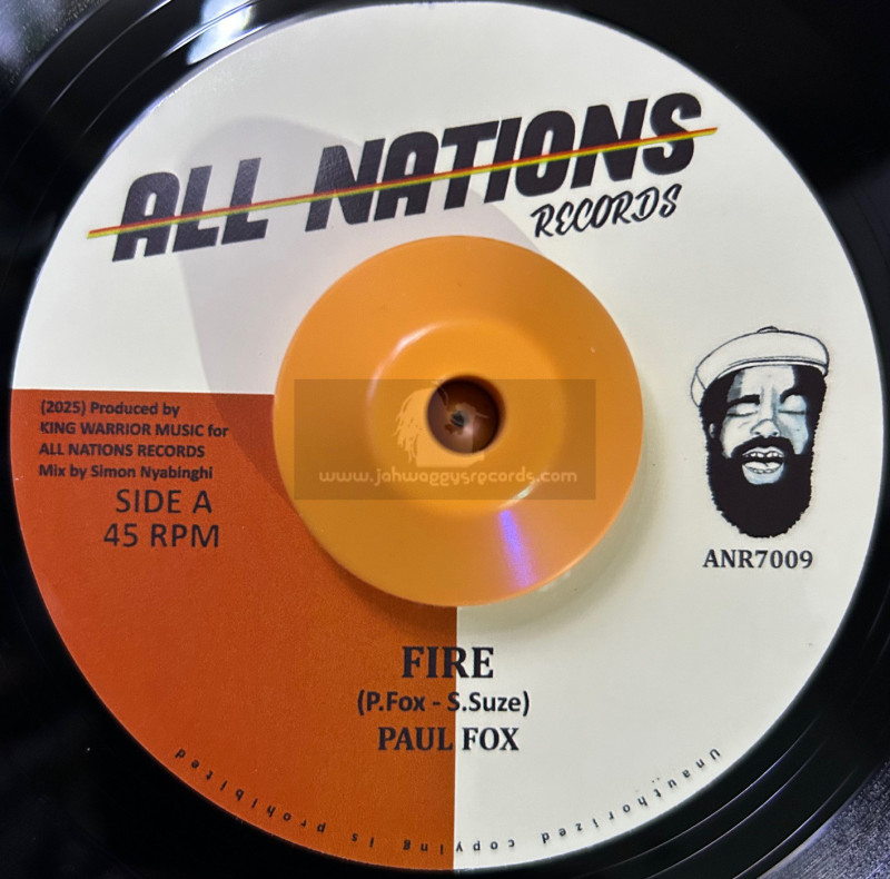 All Nations Records-7"-Fire / Paul Fox