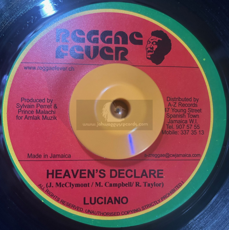 Reggae Fever-7"-Heavens Declare / Luciano