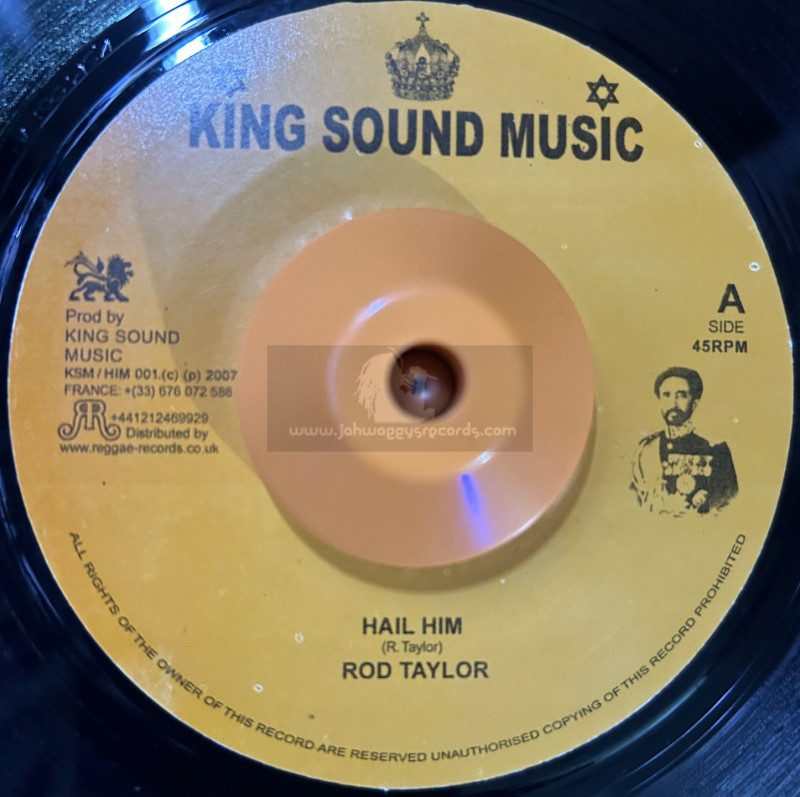 King Sound Music-7"-Hail Him / Rod Taylor