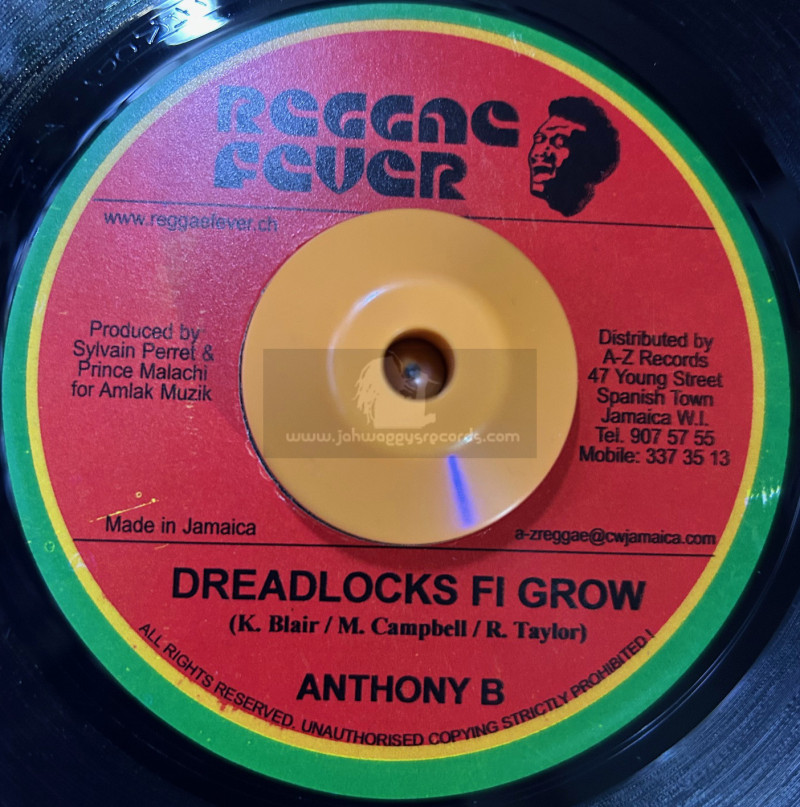 Reggae Fever-7"-Dreadlocks Fi Grow / Anthony B