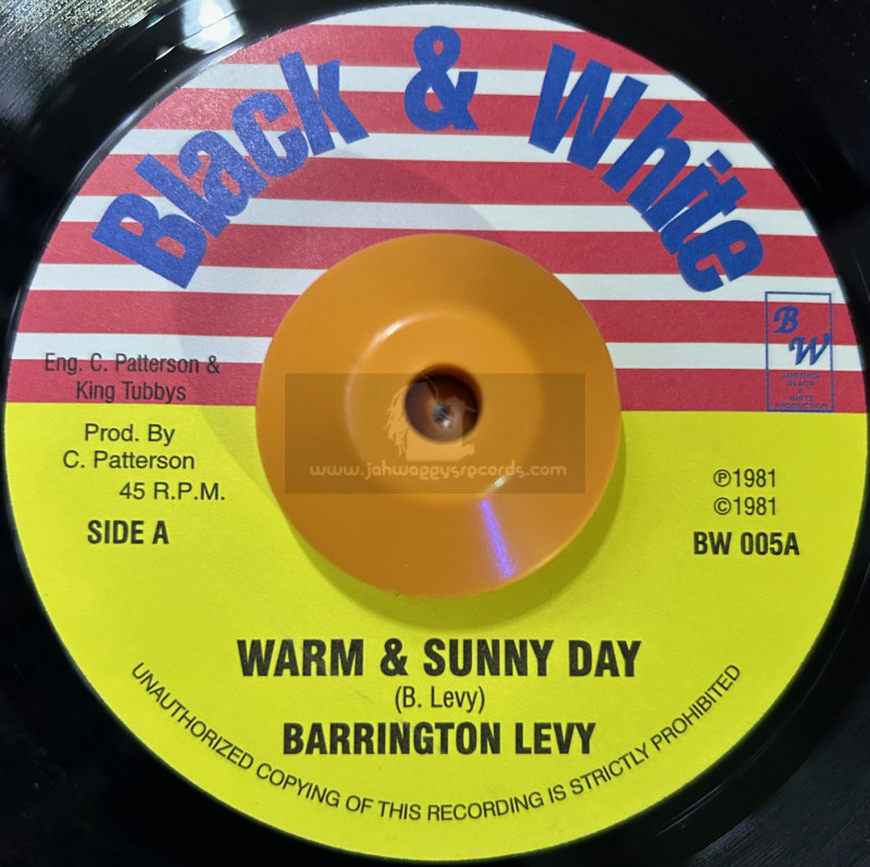 BLACK & WHITE-7"-WARM & SUNNY DAY / BARRINGTON LEVY