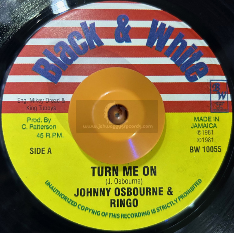 Black And White-7"-Turn Me On / Johnny Osbourne And Ringo + Look How Much / Barrington Levy