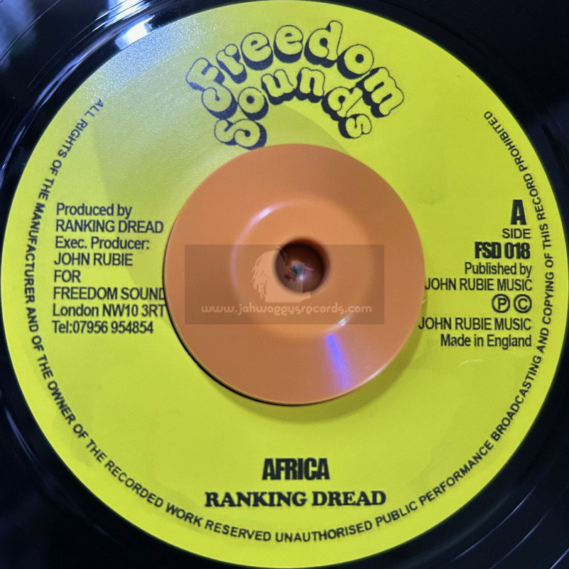 Freedom Sounds-7"-Africa / Ranking Dread (Dubplate Mix)