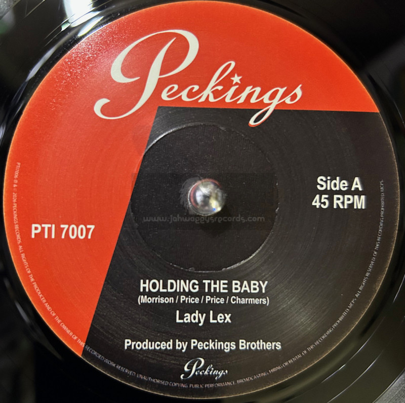 Peckings Records-7"-Holding The Baby / Lady Lex + Colours Of The Rainbow / Lady Lex