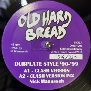 Old Hard Bread-12"-Dubplate Style '90-'99 / Manasseh
