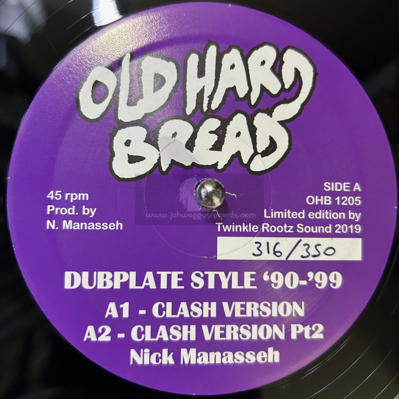 Old Hard Bread-12"-Dubplate Style '90-'99 / Manasseh