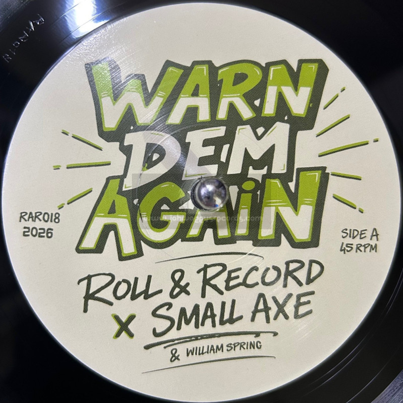 Roll & Record-7"-MURDAHRATION / Roll & Record Ft Small Axe