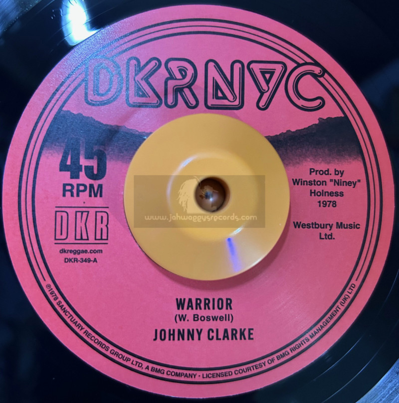 DKR-7"-Warrior / Johnny Clarke + Whip Them Jah Jah/ Ranking Trevor